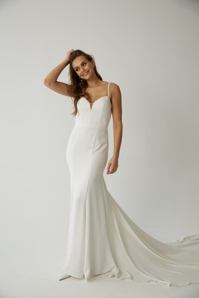 Fit and Flare aus Crepe