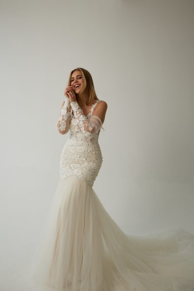 Mermaid Kleid aus Spitze