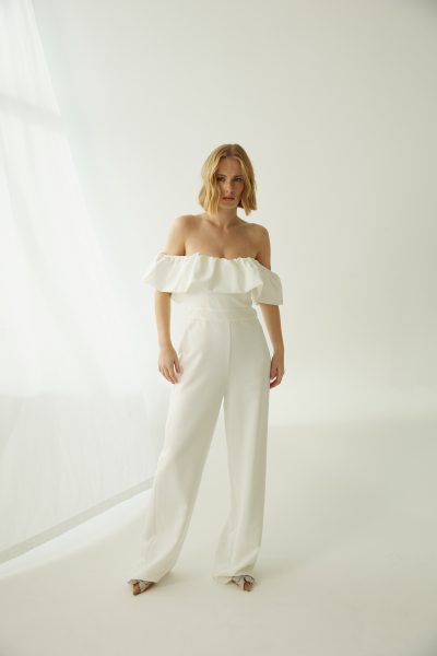 Jumpsuit mit Volants