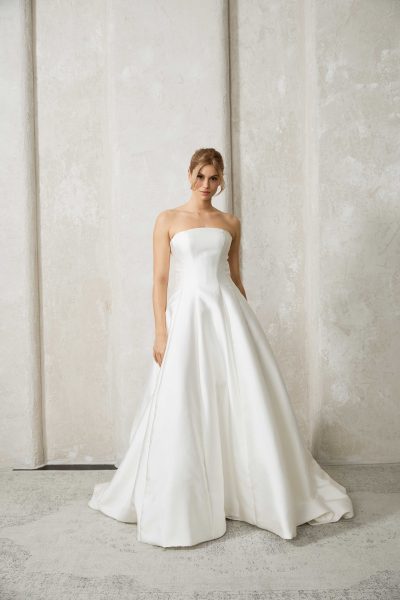 Corsagenkleid aus Mikado